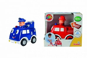 Игрушечная машинка с водителем, 2 вида (Simba, 4014228)