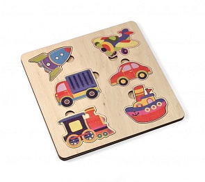Игра развивающая деревянная - Транспорт (Десятое королевство, 00759ДК)