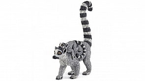 Фигурка - Лемур с детенышем, размер 6 х 8 х 2 см. (Papo, 50173_papo)