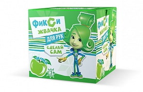 Набор для экспериментов - Фикси-опыты - Жвачка для рук - Яблоко (Висма, 884пл)