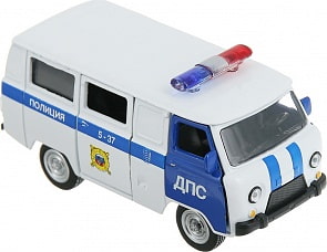 Инерционная металлическая машинка ГАЗ-21 Волга - ДПС  (Play Smart, Р41132)