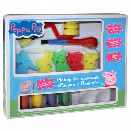 Набор для малышей - Рисуем с Пеппой, Peppa Pig 