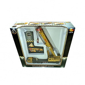 Металлическая машина – Спецтехника - Подъемный кран, 1:55 (Abtoys, C-00149)