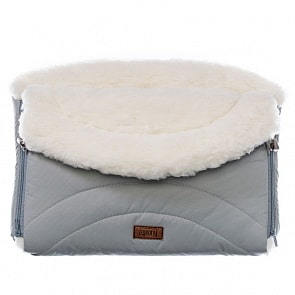 Муфта меховая для коляски Nuovita Tundra Bianco Grigio/Серый (Nuovita, NUO-mTUNB_2076)