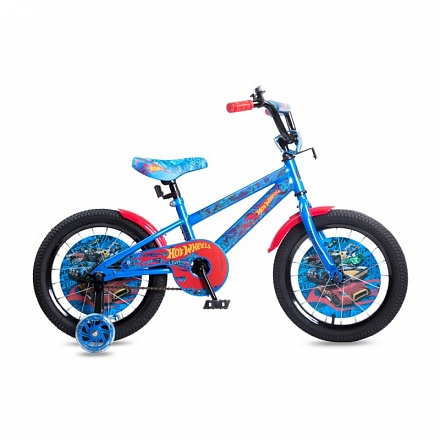 Детский велосипед Navigator Hot Wheels, колеса 16", стальная рама, стальные обода, ножной тормоз  