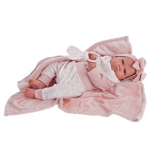 Кукла-реборн Нерея в розовом, 52 см (Antonio Juans Munecas, 8160)