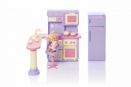 Кухня - Маленькая принцесса, нежно-сиреневая 