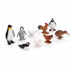 Набор из 9-и птиц - Дикие и домашние птицы (Играем вместе, TH06040917sim)
