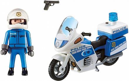 Полиция: Полицейский мотоцикл со светодиодом 