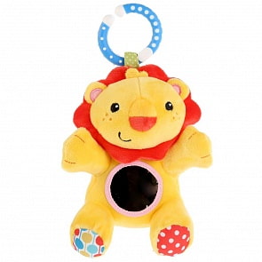 Подвеска большая Fisher Price Лев, с зеркальцем и вибрацией (Умка, GH73096)