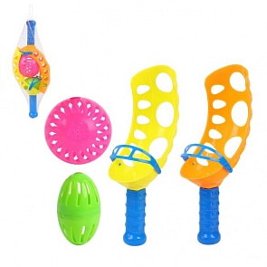 Игра - Поймай мячик, 2 ловушки, 2 мяча (Наша Игрушка, S029)