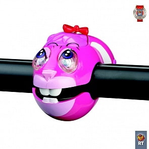 320240 Фонарик Bunny light с брелком-фонариком - Розовый заяц (Crazy Stuff, 4049RT)