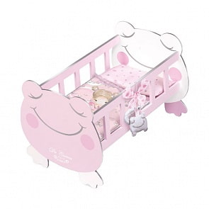 Кроватка для куклы с аксессуарами - Мария, 49,5 см (DeCuevas, 55134)