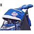 Санки-коляска Snow Galaxy - City-1 - 2 Медведя на облаке, цвет синий, на больших колесах Ева, сумка, варежки  - миниатюра №6