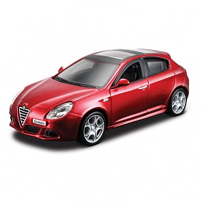 Машина Alfa Romeo Giulietta, металлическая, масштаб 1:32 (Bburago, 18-43030)