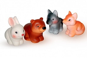 Набор из пластизоля - Лесные звери (Огонек, ОГ1193)