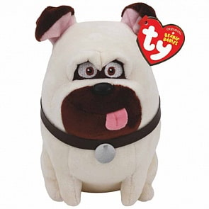 Мягкая игрушка - Тайная жизнь домашних животных - мопс Мел (TY, 41164)