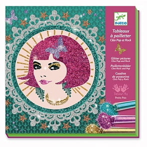 Набор для творчества с блестками - Дискотека (Djeco, 09504k)