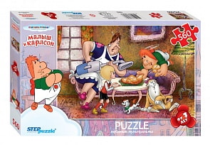 Пазл Малыш и Карлсон, 560 элементов (Step Puzzle, 78082)
