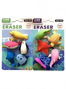 Набор ластиков - Морские Животные, 5 штук (Михи Михи, ER03095)