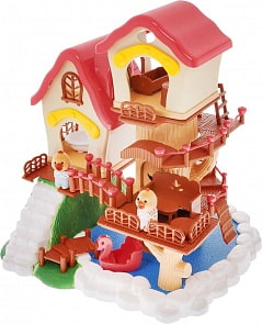 Летний домик с аксессуарами из серии «Счастливые друзья» (ABtoys, PT-00307)