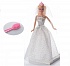 Кукла в свадебном платье с аксессуарами   - миниатюра №1