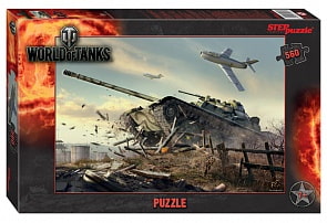 Пазлы – World of Tanks, 560 деталей (Step Puzzle, 97072)