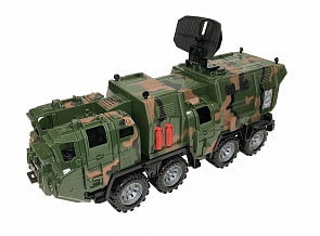 Военный тягач - Щит с кунгом, цвет камуфляж (Нордпласт, 257/1)