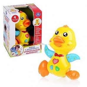 Музыкальная игрушка – Цыпленок, с песнями В. Шаинского, светом (Умка, B1378067-R)