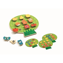 Развивающая игра шнуровка - Клипаклип (Djeco, 01662) - миниатюра