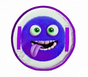 Ледянка Монстрик - пушистик фиолетовый (RT, 5080RT)