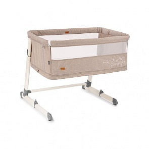 Детская приставная кроватка Nuovita Accanto Calma Khaki Lino/Хаки лен (Nuovita, NUO-P12_929)
