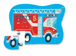 Пазл - Пожарная машина, 12 деталей (Crocodile Creek, 4115-8)