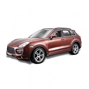 Металлическая сборная машинка Porsche Cayenne Turbo (BBURAGO, 18-25107)