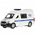 Модель Полиция свет-звук 14,5 см двери и багажник открываются инерционная металлическая  - миниатюра №5