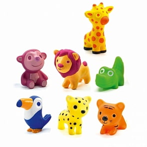 Набор животных – Савана, 7 штук (Djeco, 09117k)