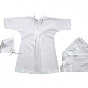 Крестильный набор для девочки, 3 предмета (Золотой Гусь, 11281/n-z)