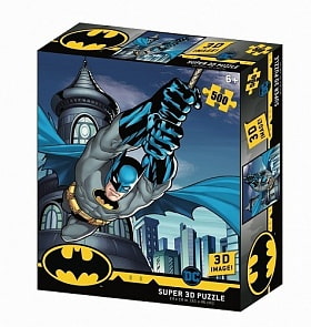 Пазл 3D Полет Бэтмена, 500 деталей (Prime 3D, 32521-SBM)