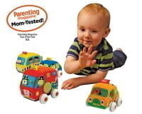 Машинки мягкие, 4 шт. (инерционные) (K's Kids, KA459)