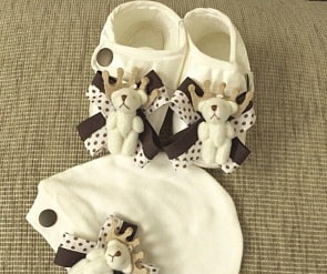 Подарочный набор Little Gift для мальчиков, пинетки и шапочка (Kidboo, 2007665040899)