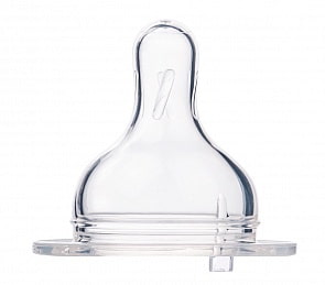 Соска EasyStart молочная силиконовая для детского питания, переменный поток (Canpol Babies, 21/724)