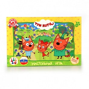 Настольная игра-ходилка – Три Кота (Умка, 4690590109960sim)