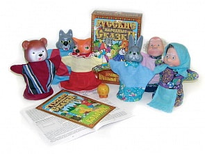 Кукольный театр "Колобок" 7 персон (Русский стиль, 11201в)