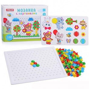 Мозаика с картинками, 110 деталей (Стеллар, 01082)