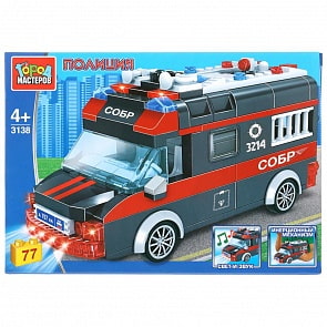 Конструктор Машина спецназа (Город мастеров, 3138-ZH)