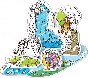 3D-раскраска - В джунглях (Malamalama, 68221)