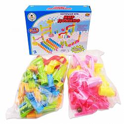 Академия Игр - Игра настольная - Мир домино, 122 детали (Abtoys, PT-00820) - миниатюра