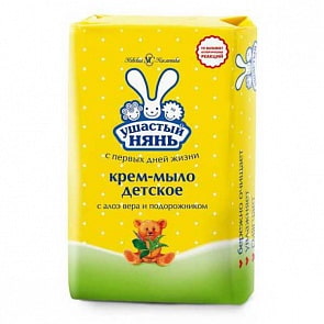 Крем-мыло - Ушастый нянь с алоэ, 90 г (Невская косметика, 10199К/09551)