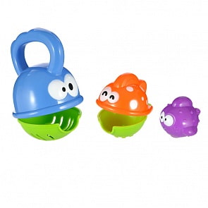 Игрушка-матрешка для купания - Голодные рыбки (Жирафики, 939557)