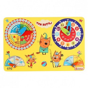 Бизиборд – Календарь природы, по лицензии Три Кота (Алатойс, ЧС05)